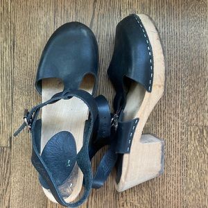 High Wood Black Neutral Lotta From Stockholm Clogs